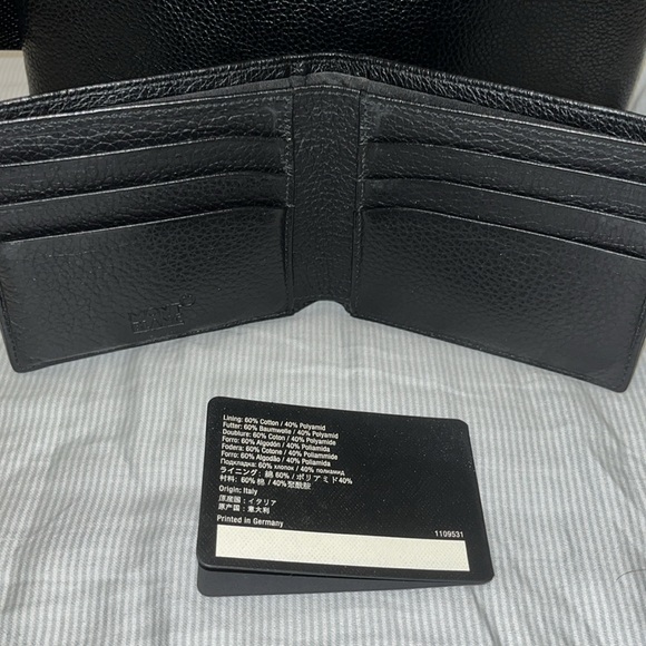 Black MONTBLANC Meisterstuck Soft Grain Leather Collection Wallet - Picture 6 of 8